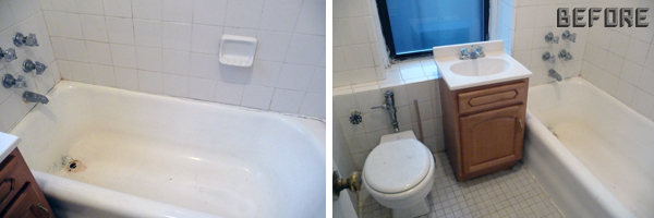 apartment bathroom, tub/sink apartment bathroom