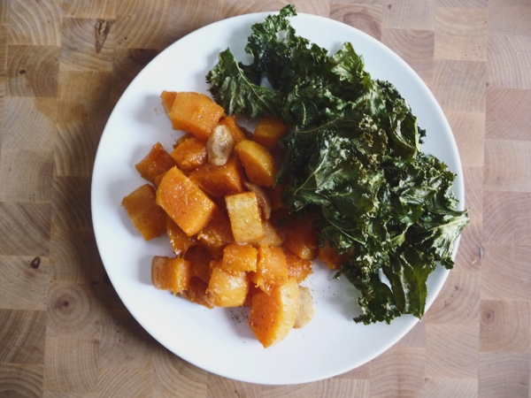 butternut squash & kale butternut squash & kale