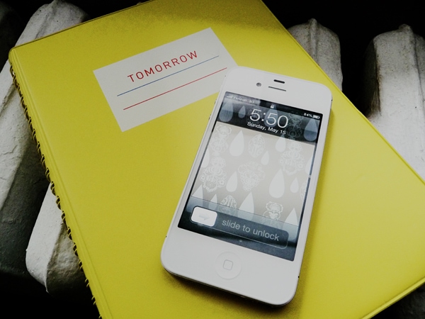 planner + iPhone